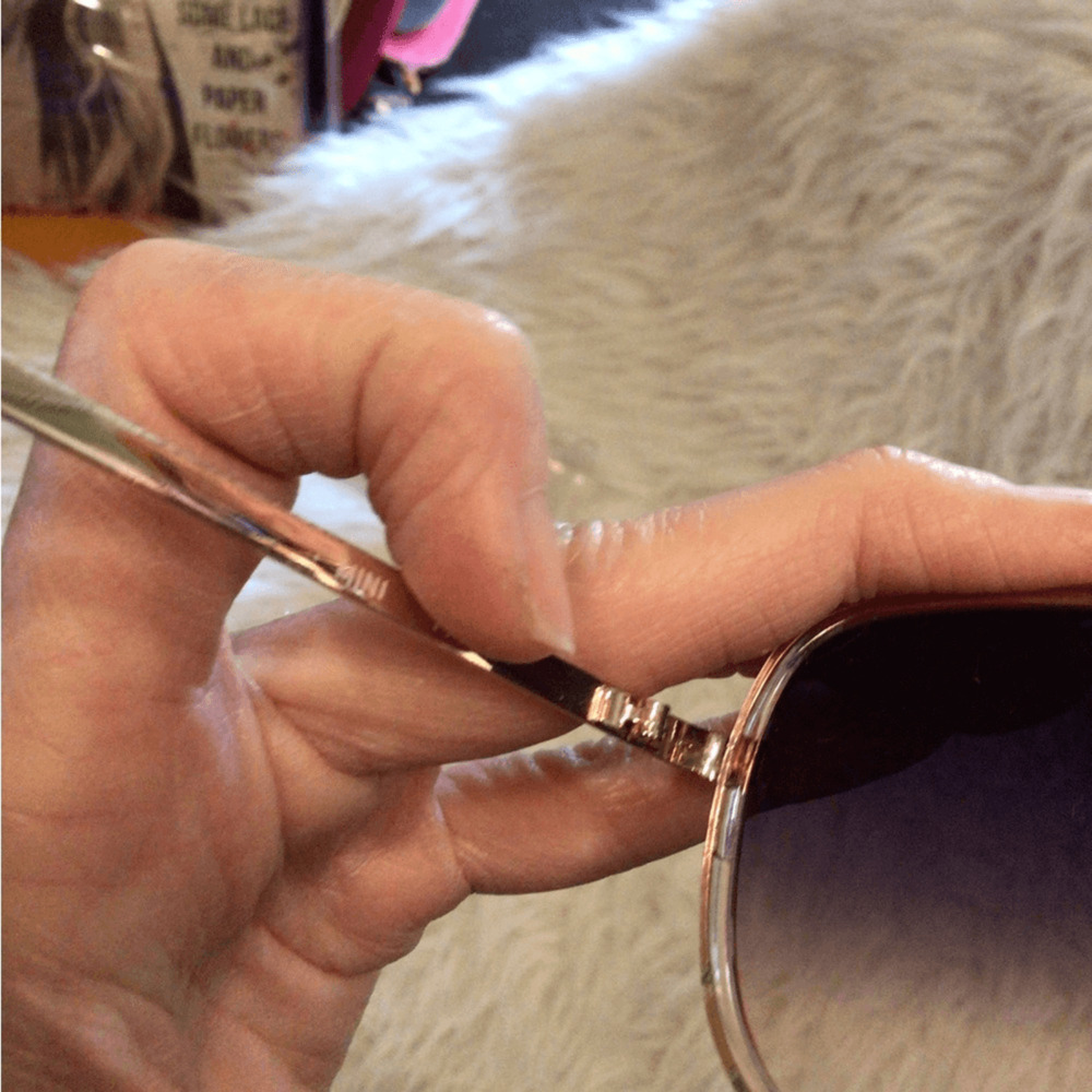 NEW ! Quay All In Mini aviators peach Read*** - Picture 4 of 7